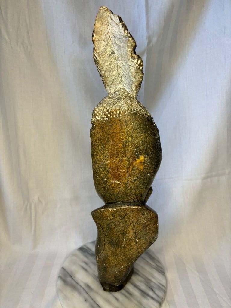 Antic statueta africana serpentin