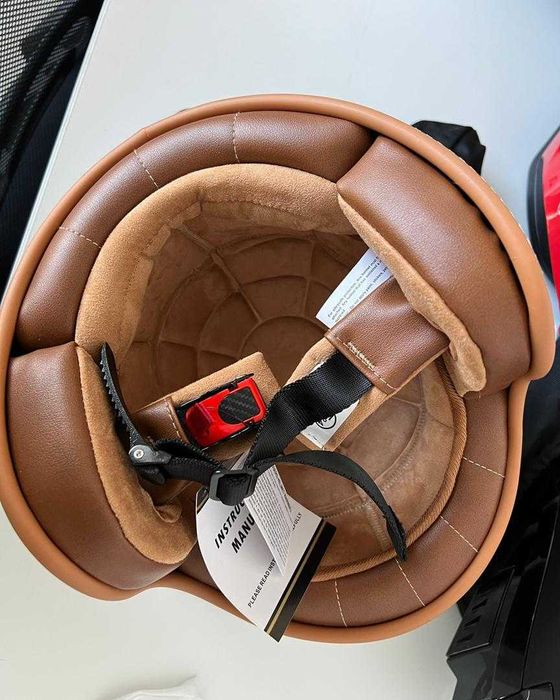 Cască moto Open Face cu interior piele - ECE 22.06, L