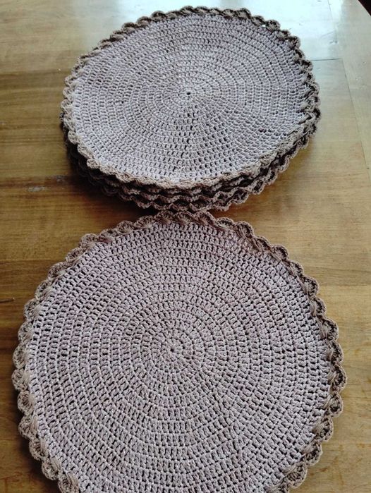 Suport farfurie croșetat handmade