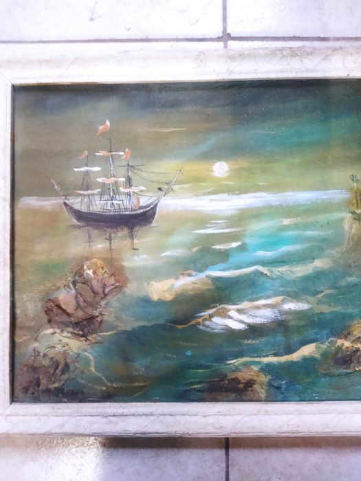 Стара Българска картина Море-Маринизъм