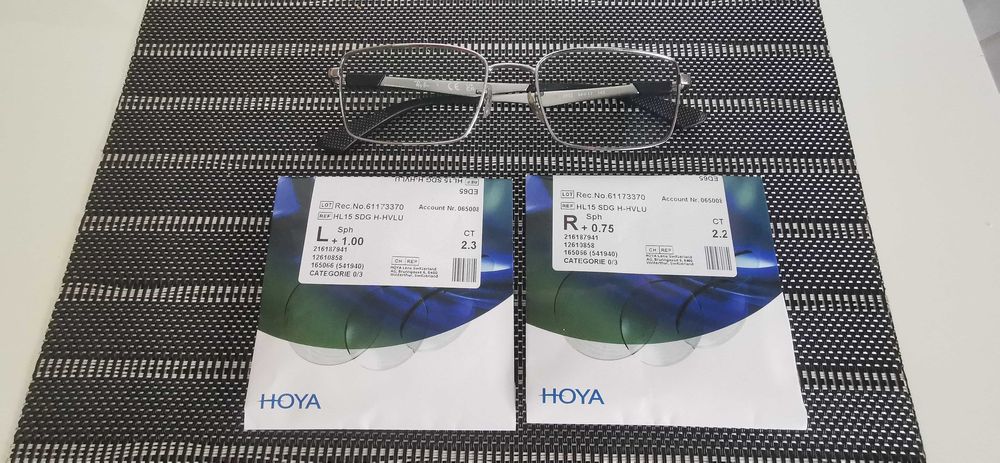 Ray Ban Ochelari pt distanta lentile heliomate Hoya +1.00/+0.75 UV