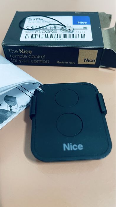 Vand telecomanda Nice FLO2RE asigur inrolare cu automatizarea