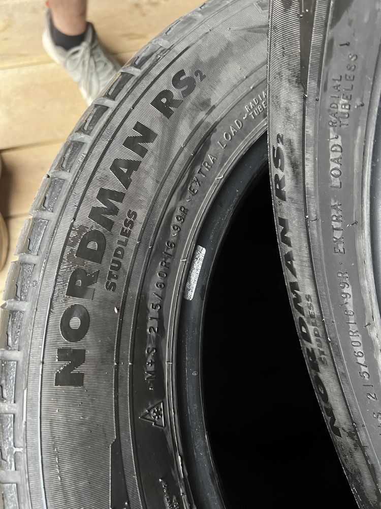 Шины Nokian Nordman RS2 R16 липучка