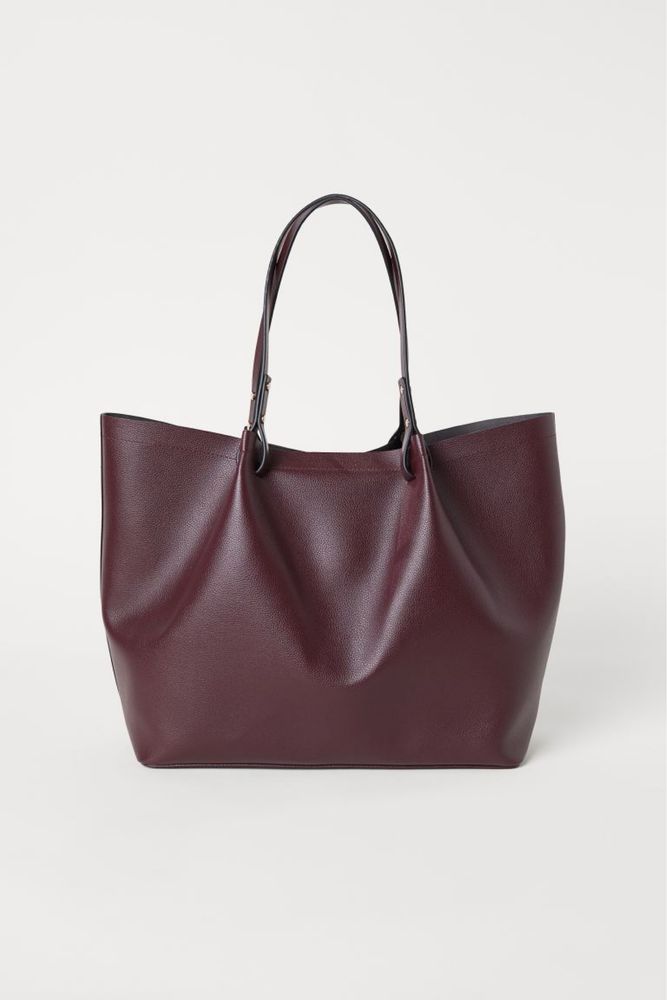 Geanta HM Shopper Burgundy