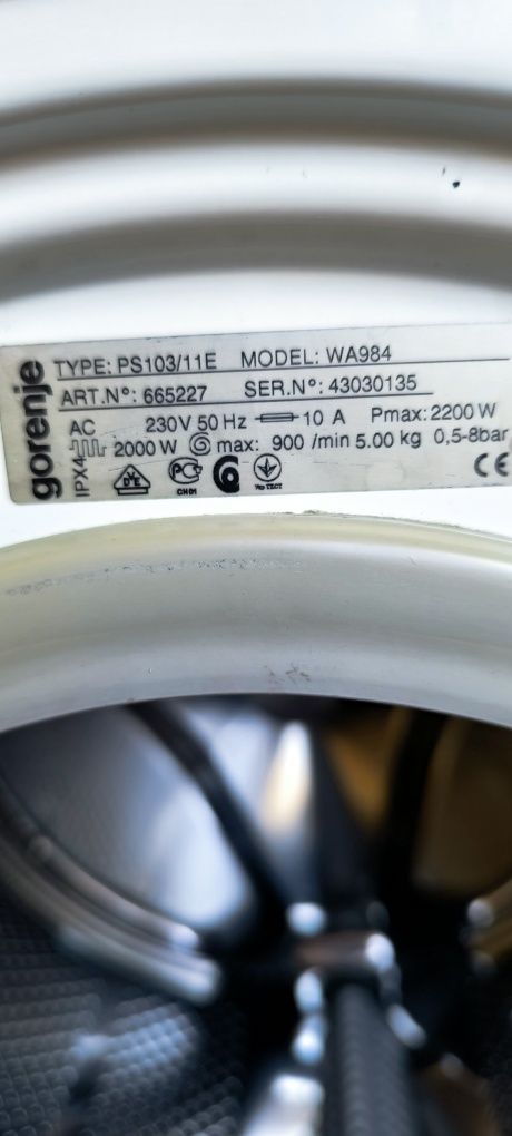 Пералня Gorenje WA984