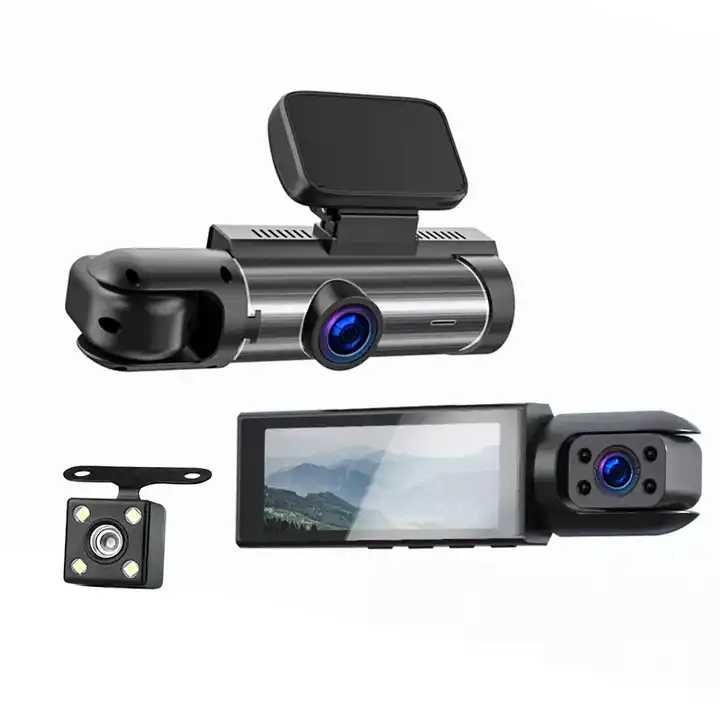Camera Auto Dubla, TSS-M8, Full HD,  Ecran IPS 3.16"