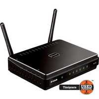 Router Wireless N 300Mbps D-Link DIR-615 cu 4 porturi |UsedProducts.Ro