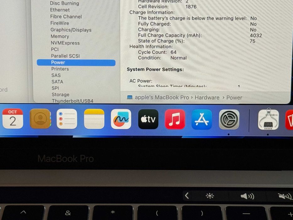MacBook Pro 13 2018 4TB3`Core i5-8259U/16GB RAM/512GB SSD/Бат 8ч