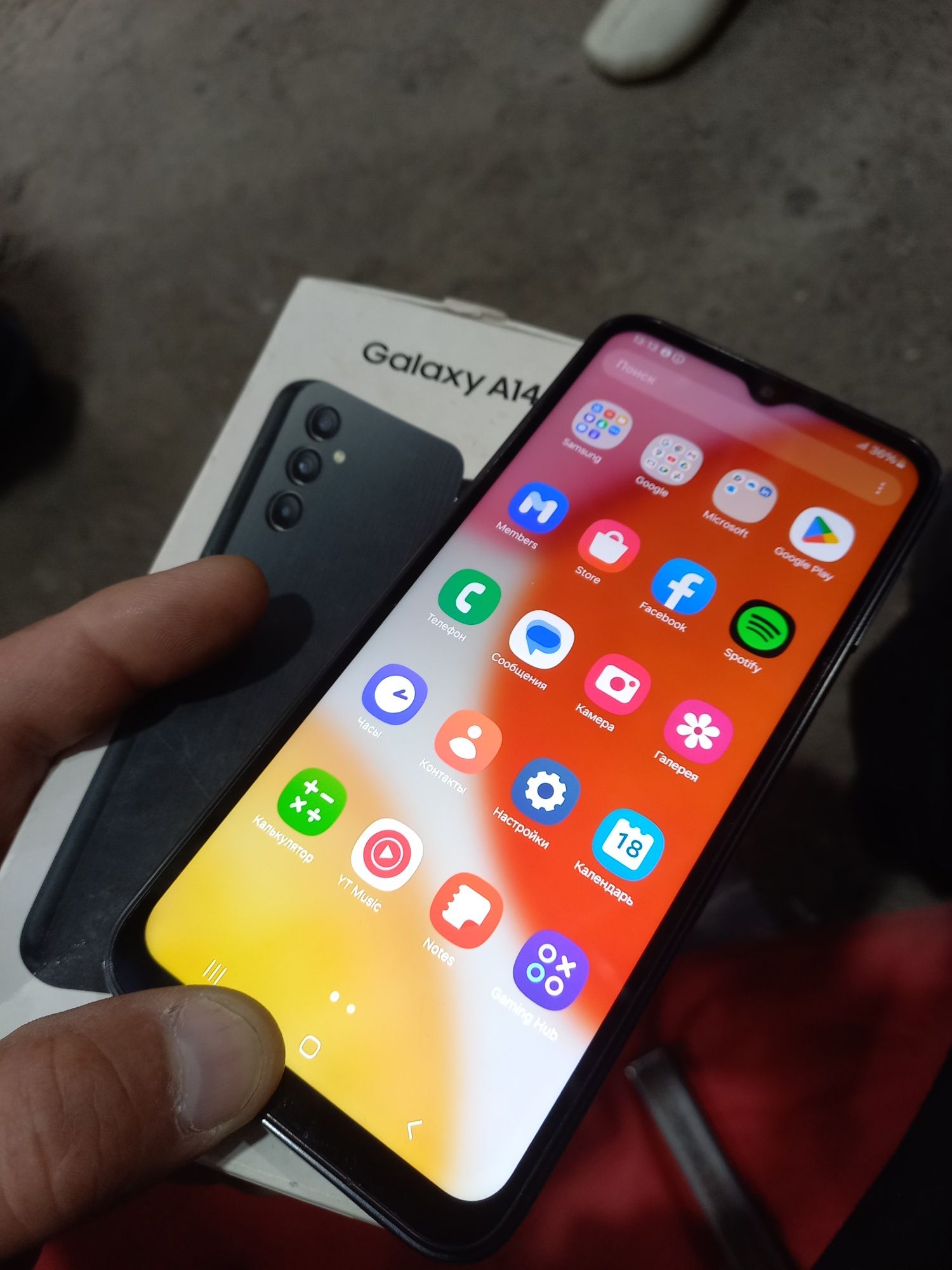 A14 samsung ideal holati yangi tiniq 64GB hotira usta ko'rmagan radnoy