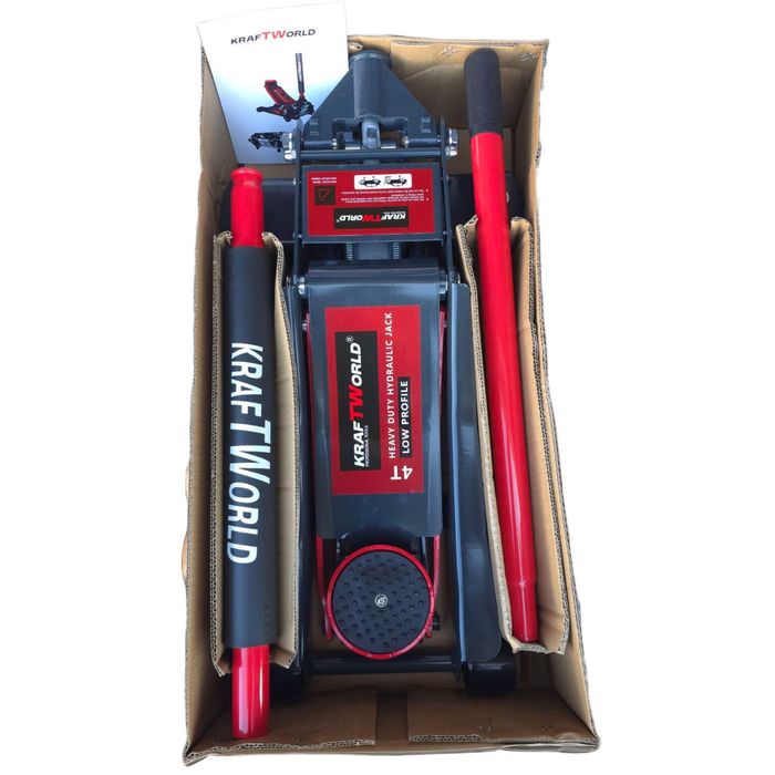 Хидравличен Крик XL тип Крокодил KraftWorld 4T – Нископрофилен, 83–465