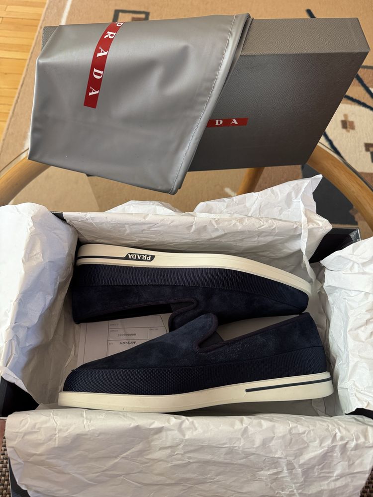 Prada loafers full box