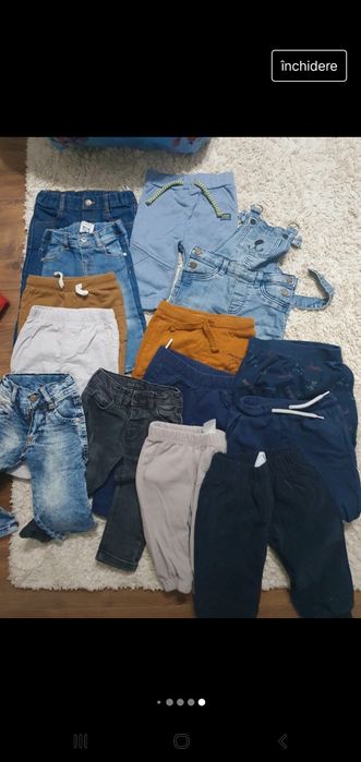 Lot haine băiat toamna marime 74-80