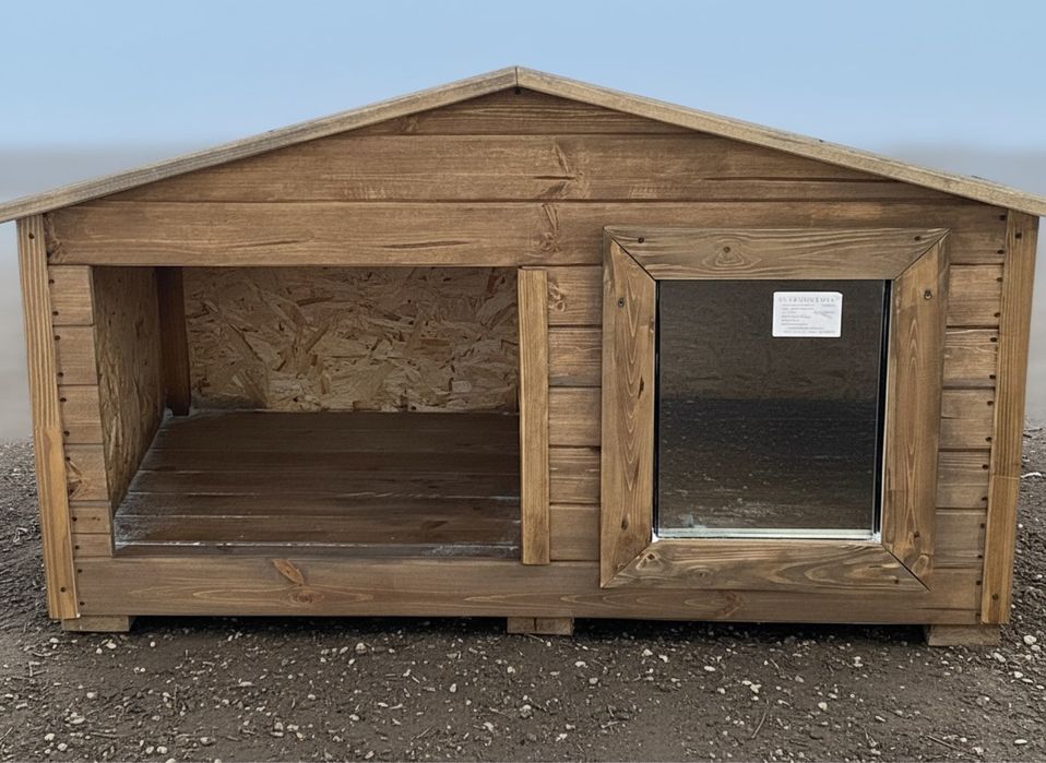 Будка для собаки с окном