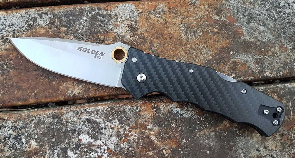 Briceag cutit Cold Steel Golden EYE S35VN, militar, vanatoare, pescuit