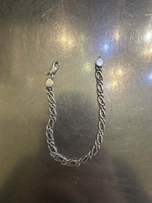 браслет мужской серебро (кумуш)