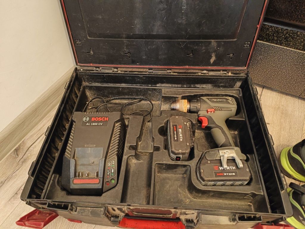 Filetata Bosch GSB 18V-90C și Wurth BS 18A EC Compact