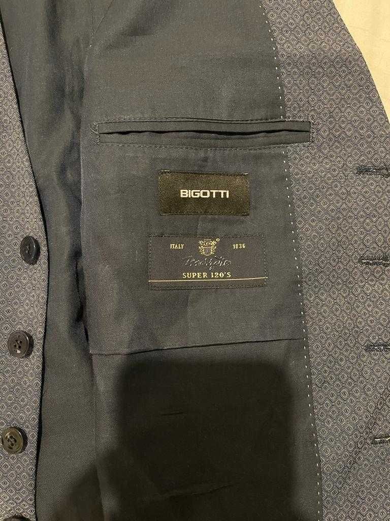 Costum Bigotti, Camasa + Pantaloni + Vesta + Cravata