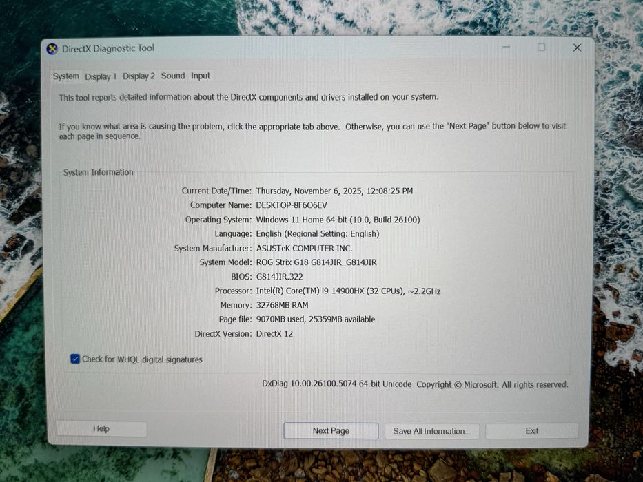 ASUS ROG Strix G18 (2024) – i9 / RTX 4070 / 32GB / 2TB / 240Hz