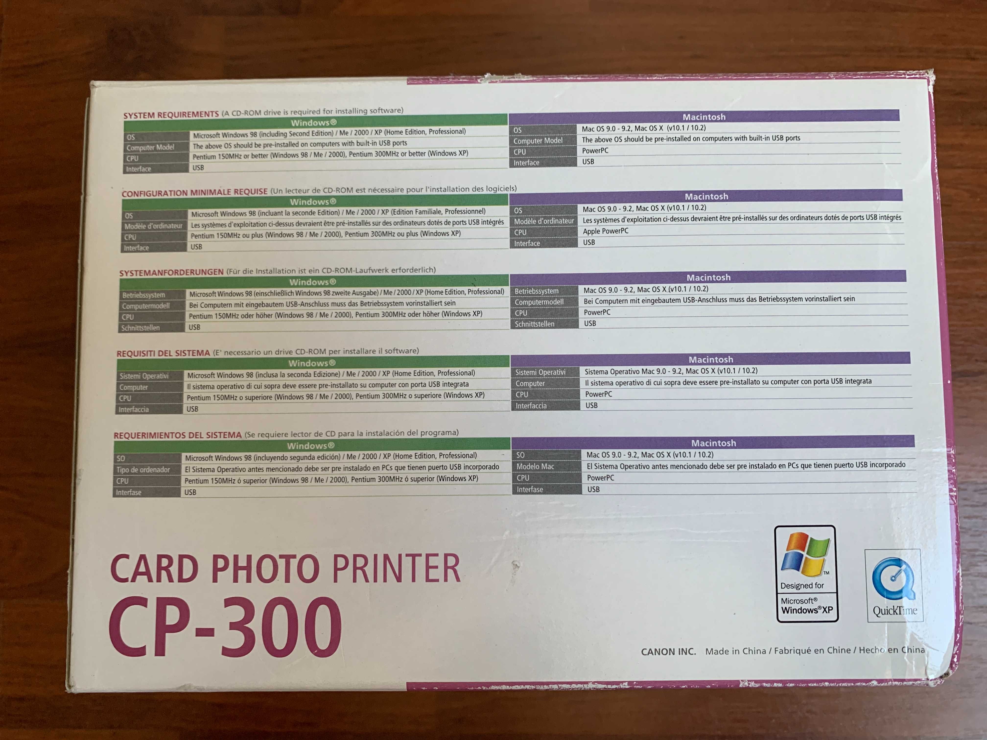 Canon Selphy CP300