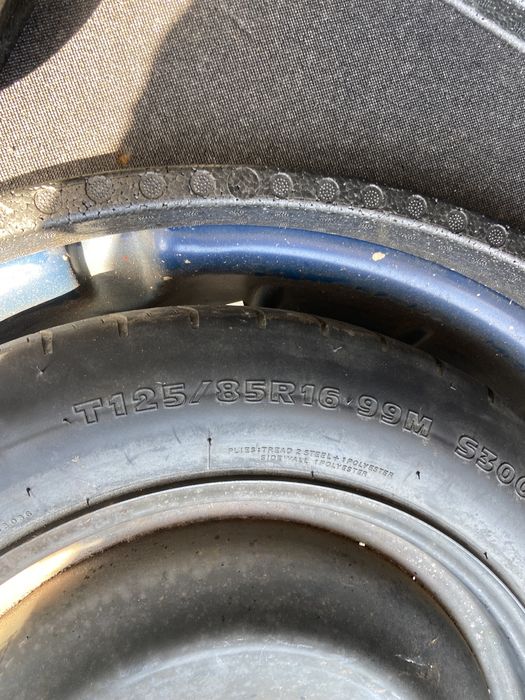 Roata rezerva slim ford focus 3 125/85 R16 kit/chi pana, cric, cheie