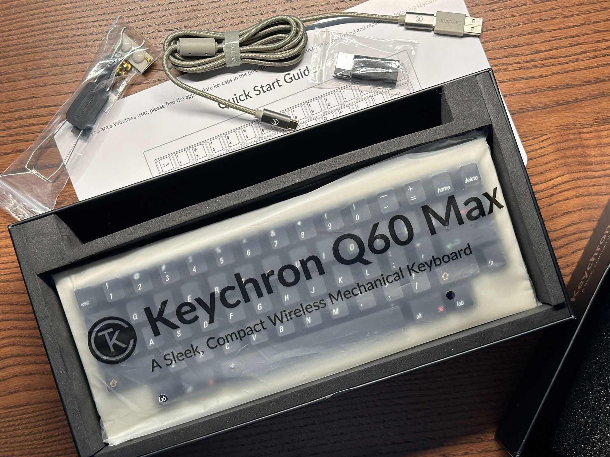 Keychron Q60 Max + Maclab Keycaps & Gateron EF Curry