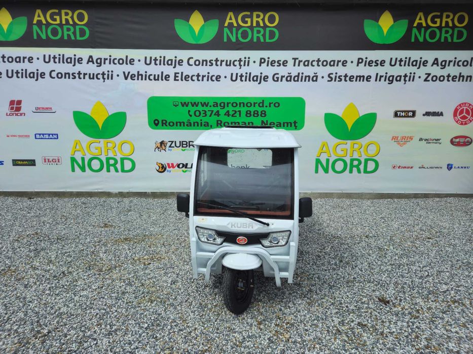 Tricicleta electrica KUBA E-KAMYONET cu cabina 25 KM/H