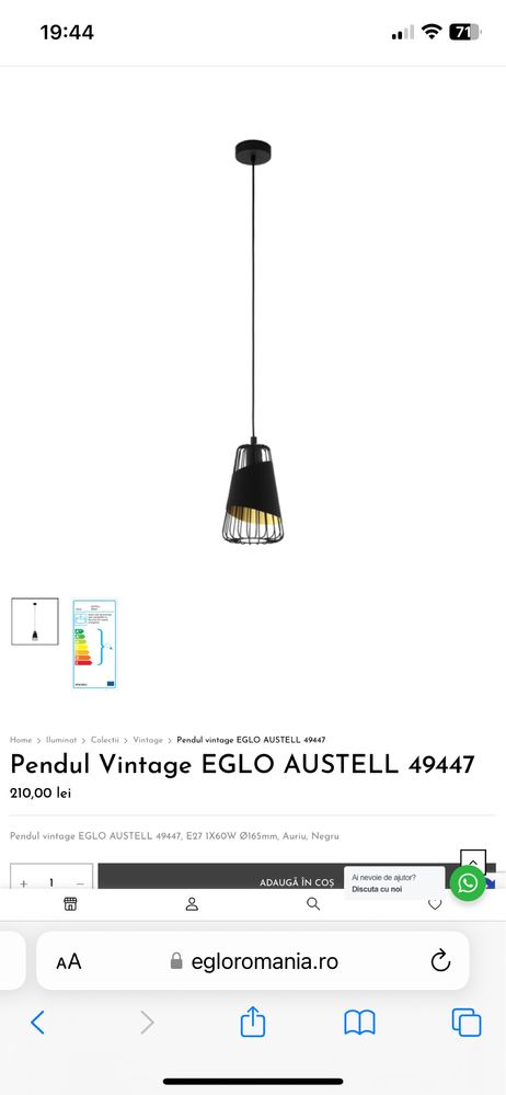 Set lustre suspendate - EGLO