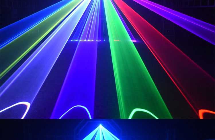 Laser RGB 3W ilda 3D - Dj, club, scena nunta, aer liber, formatie