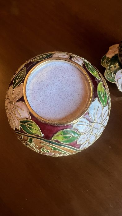 Vaza China ,tehnica cloissonne ,20 cm