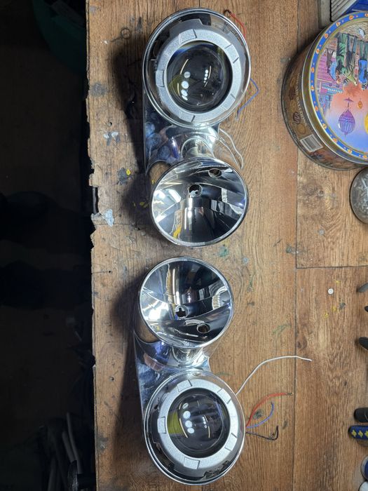 Би лед линзы приора с отражателем оригигал бош