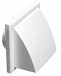 Grila de ventilație HOTA - PVC cu clapetă antiretur 145x145 / Ø 125 mm