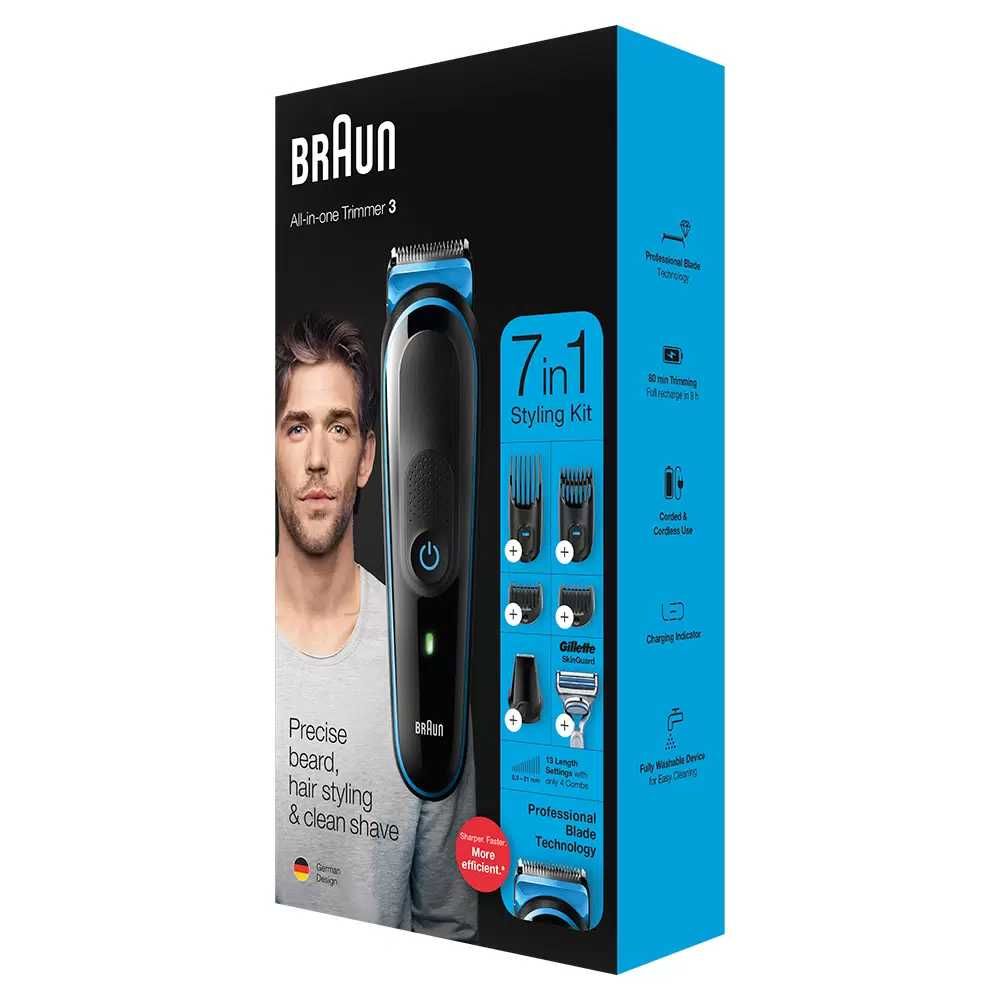 Триммер Braun MGK3242 + бритва Gillette