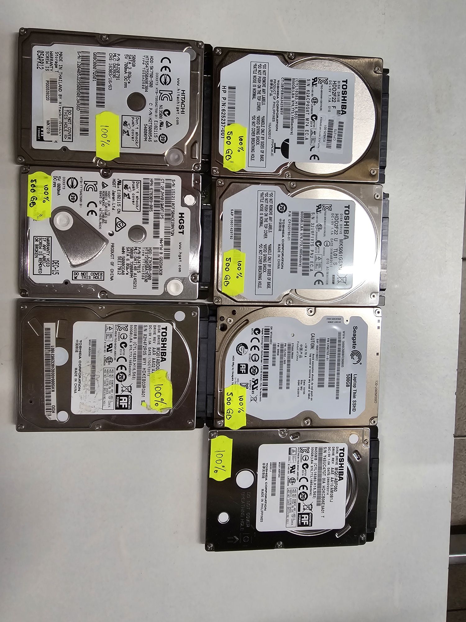 Hard disk laptop notebook 2,5" 1TB si 500GB