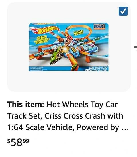 Hot Wheels писта, Criss Cross Crash