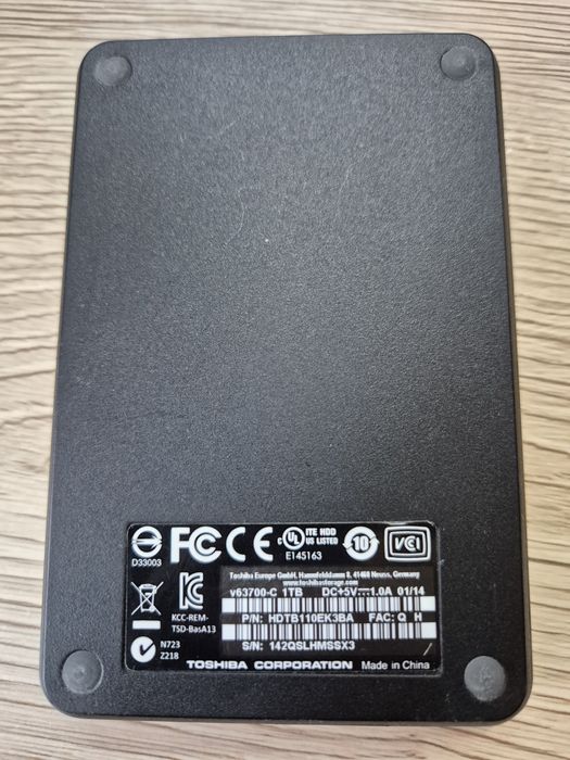 HDD extern 1 TB Toshiba