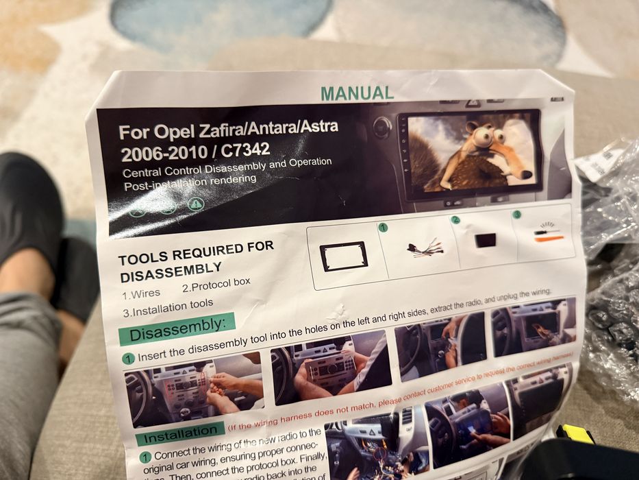 Navigatie Android pentru Opel Astra/Antara/Zafira/Corsa/Vect 2006-2010