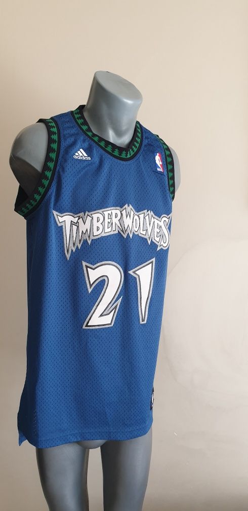 Adidas NBA Timberwolves GARNETT # 21 Mens Size М ОРИГИНАЛ! МЪЖКИ ПОТНИ