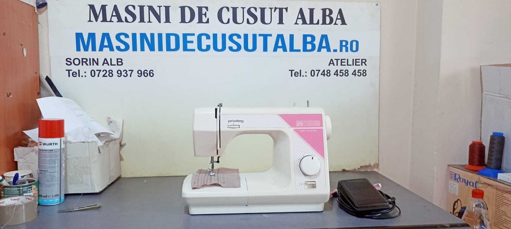 Masina de cusut electrica Privileg  potrivita pentru incepatori