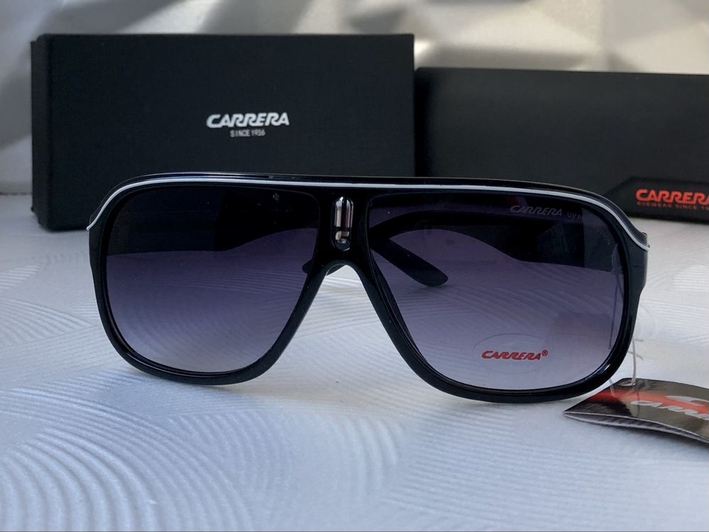 Мъжки слънчеви очила маска carrera 2 цвята черни