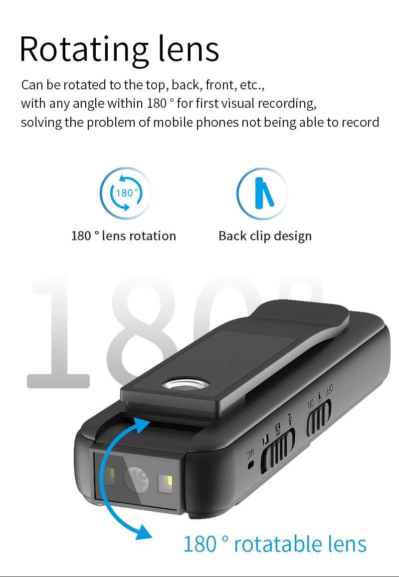 Цифровая камера FHD 1080P. Видеорегистратор ночного видения. 2024г