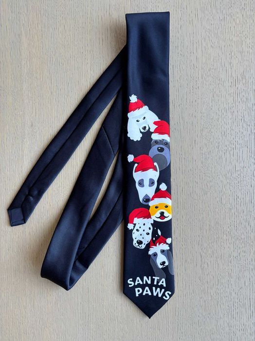 Коледна вратовръзка Santa Paws