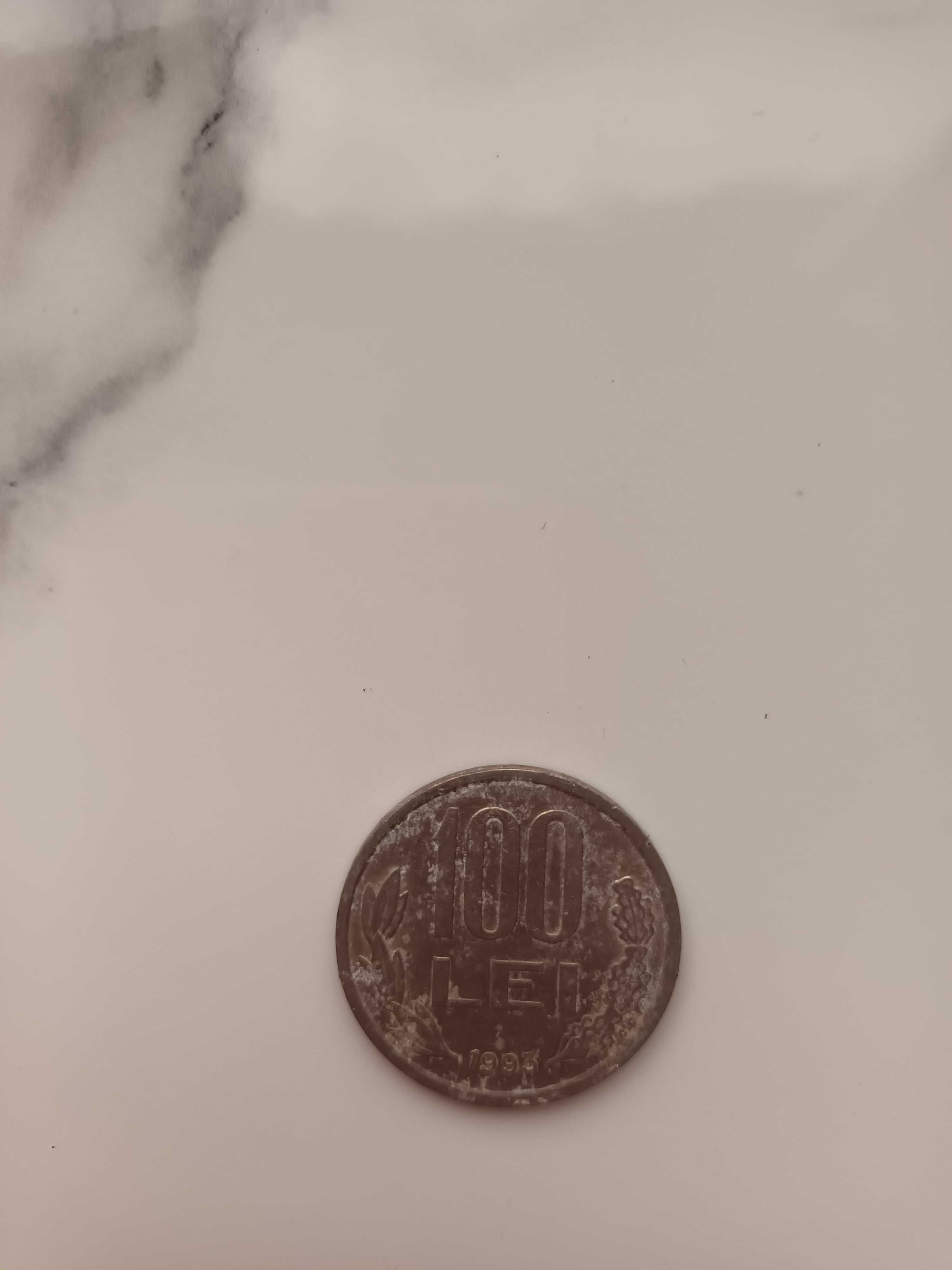 Vand moneda 100 lei an 1993