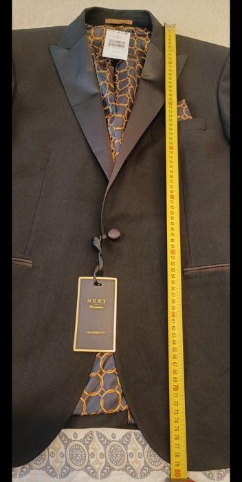 Jacheta / sacou negru, elegant ,  Next , pt bărbați , măsura 54 . XL