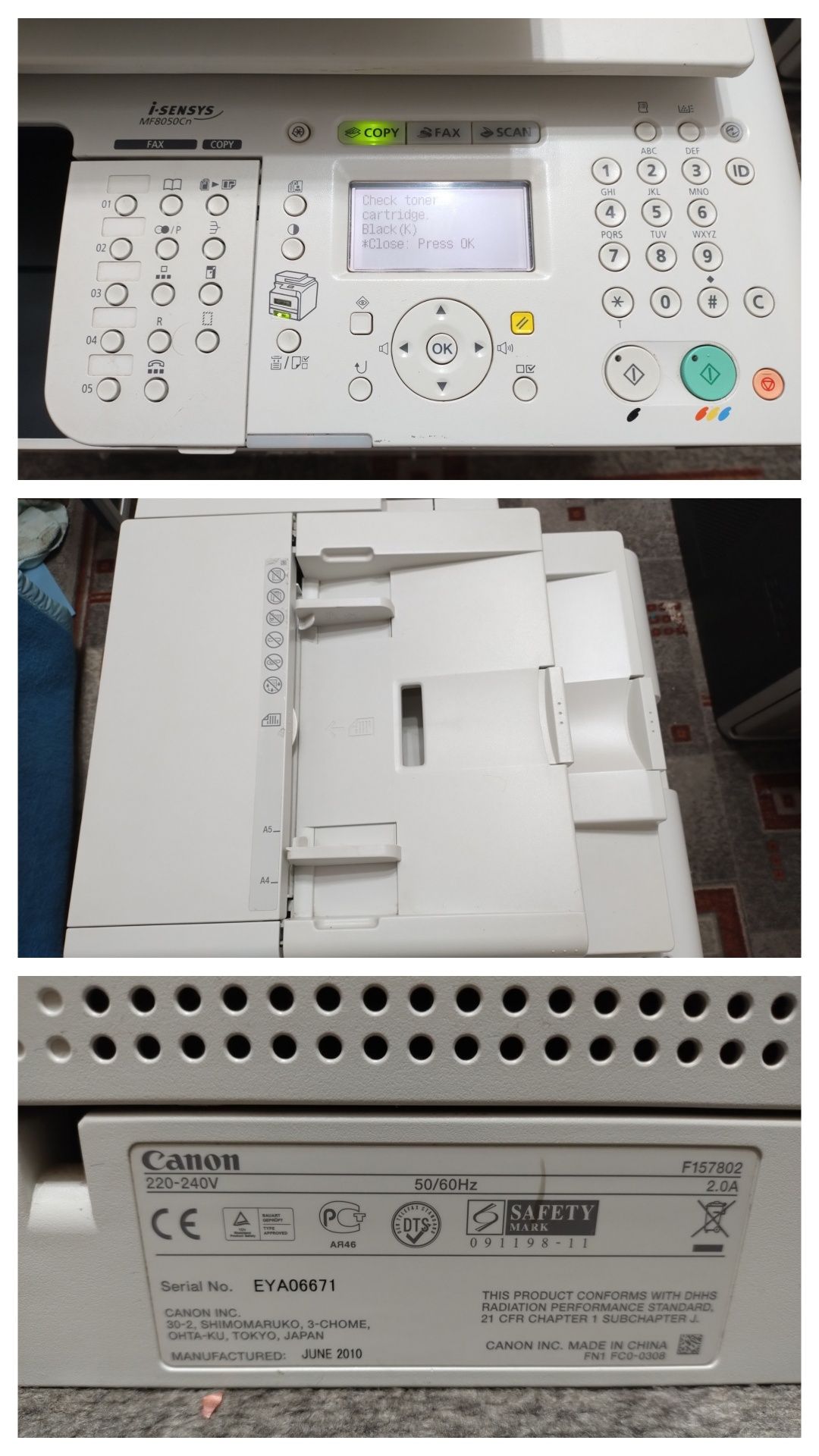 Pachet 2buc Imprimanta Laser Multifunctionala Copiator Canon Lexmark