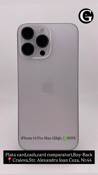 G Store Mobile! OFERTA: iPhone 14 Pro Max 128gb,100%