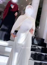 Платье на неке свадьбу никях свадебное платье хиджаб