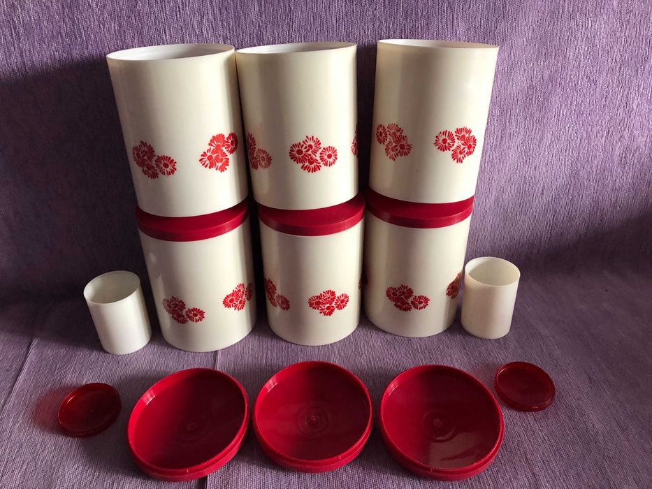 Lot de 8 cutii din plastic pentru alimente