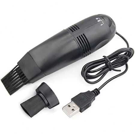 Mini aspirator usb led, curatare echipamente birou,