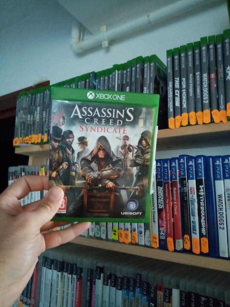 xbox one assasin creed syndicate original+multe alte jocuri disp stoc