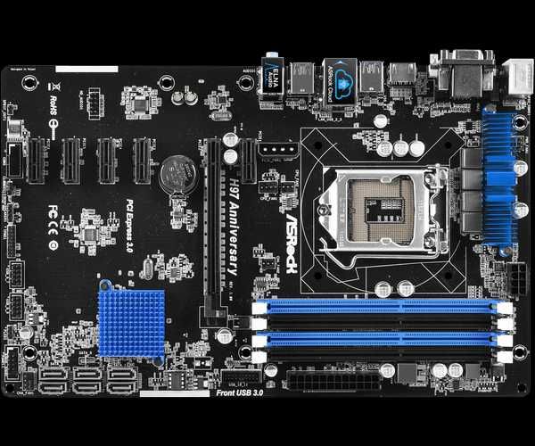ASRock H97 Anniversary + E3 1265L v3 (I7 4770T) + 16gb ddr3 (1600mHz)
